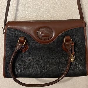 Vintage Brown and black Dooney and Bourke purse